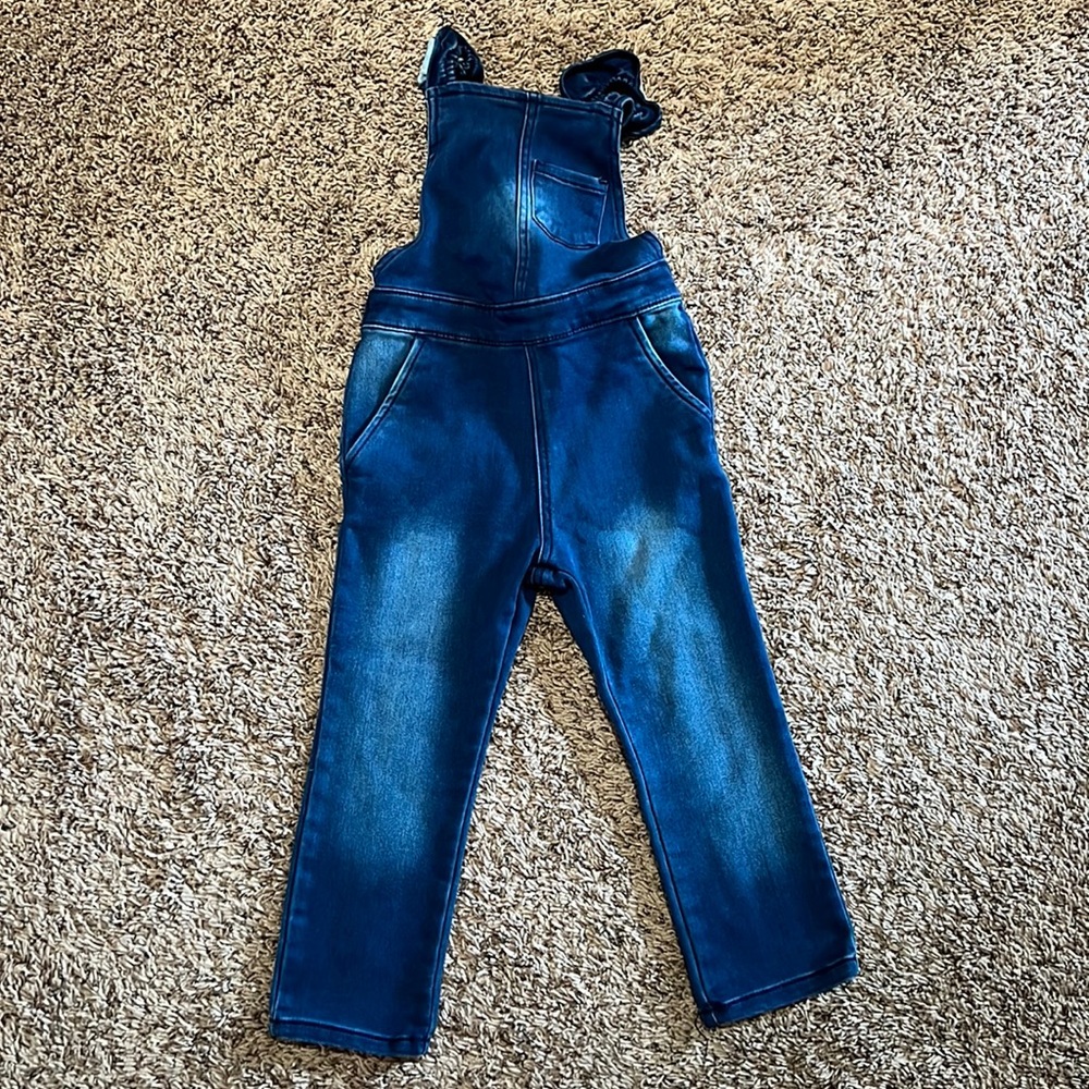 Genuine Kids from Oshkosh Girl’s Stretch Denim Jean One piece, size 4T